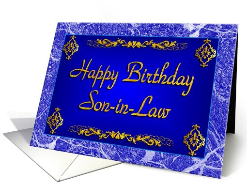 Son-in-Law Birthday card (437023)