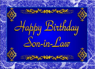 Son-in-Law Birthday