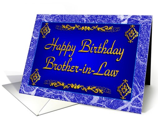 Brother-in-Law Birthday card (437025)