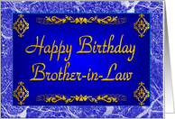 Brother-in-Law Birthday card