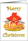 Merry Christmas - Chickadees card