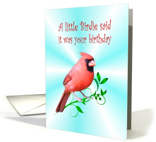 Birthday - Cardinal card (455545)