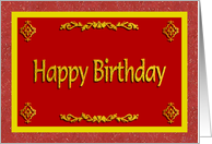 Happy Birthday card