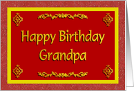 Happy Birthday Grandpa card