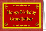 Happy Birthday Grandfather card