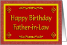 Happy Birthday Father-in-Law card