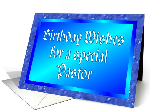 Birthday - Pastor card (474249)