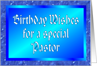 Birthday - Pastor card