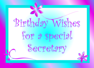 Birthday - Secretary
