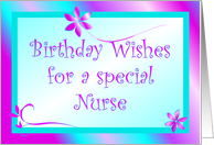 Birthday - Nurse card