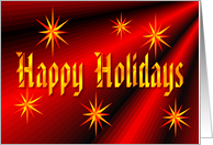 Happy Holidays card