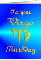 Birthday - Virgo card