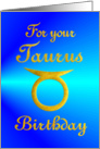 Birthday - Taurus card