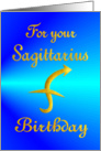 Birthday - Sagittarius card