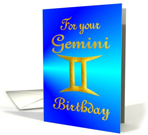 Birthday - Gemini card (477667)