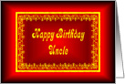 Uncle Birthday card
