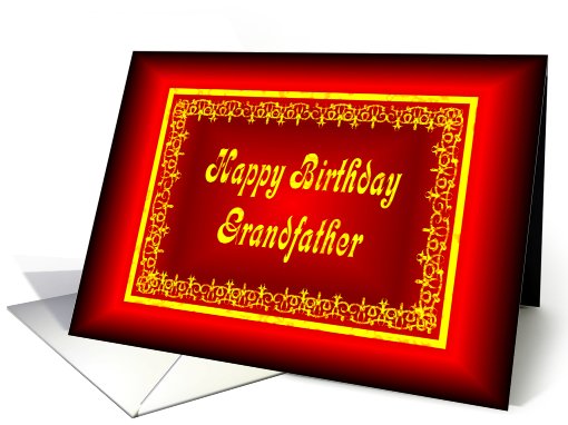 Grandfather Birthday card (492011)