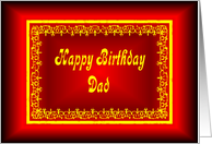 Dad Birthday card