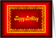 Happy Birthday card