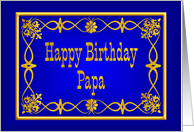 Papa Birthday card
