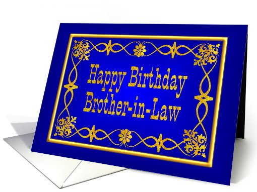 Brother-in-Law Birthday card (492651)