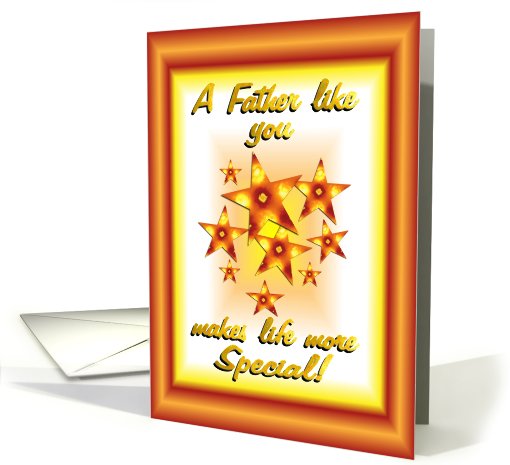 Happy Birthday Father Stars card (587188)