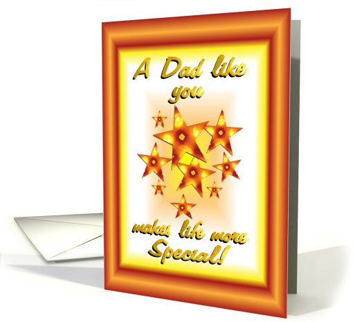 Happy Birthday Dad Stars card (587192)