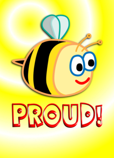Congratulations Bee Proud Cute