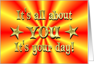 Birthday Star card