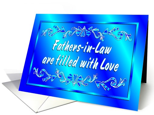 Father-in-Law Birthday card (702306)