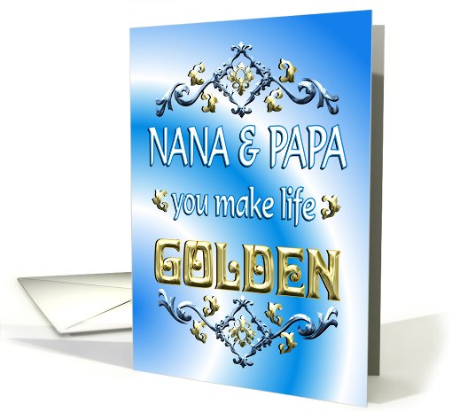 Grandparents Day Nana and Papa card (787948)