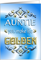 Happy Birthday Auntie card