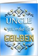 Happy Birthday Uncle card