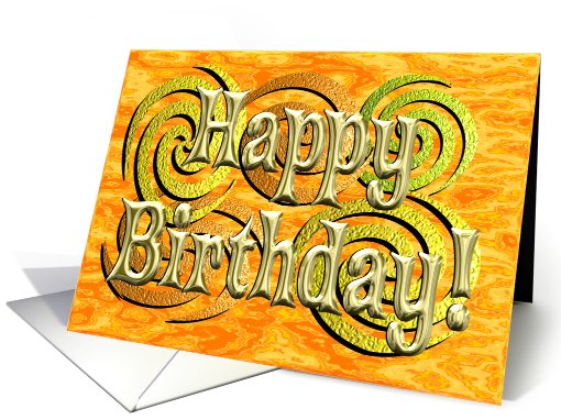 Happy Birthday Colorful Shiny card (788072)