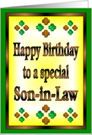 Happy Birthday Son-in-Law card