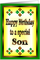 Happy Birthday Son card