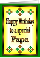 Happy Birthday Papa card