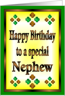 Happy Birthday Nephew card