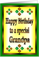 Happy Birthday Grandpa card