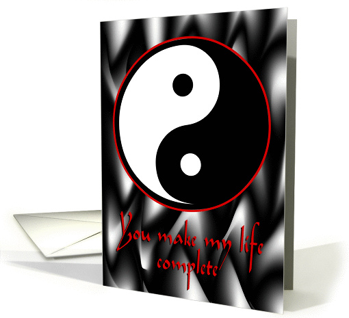 Yin Yang Anniversary card (896344)