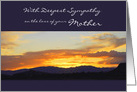 Deepest Sympathy Loss of Mother card