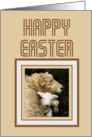 Happy Easter Lamb and Mother card