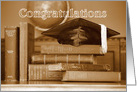 Money Enclosed Graduation Congratulations Classic Books card