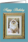 Happy Birthday, Ragdoll Cat Blue Masterpiece card