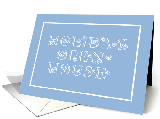 Holiday Open House Invitation card (1003103)
