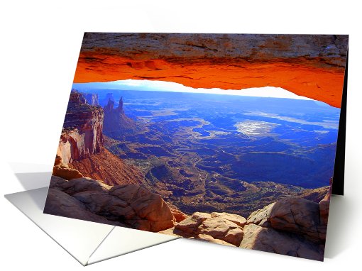 Mesa Arch, Canyonlands, Utah card (404848)