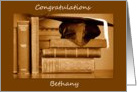 Classic Books -- congratulations to graduate card