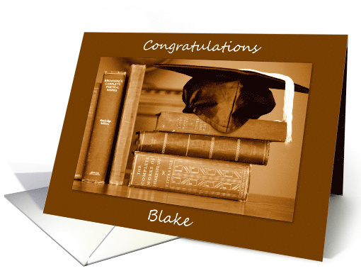 Congratulations Blake card (424457)