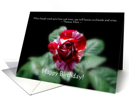 Friend Rose Birthday card (432111)