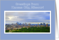 Greetings from Kansas City, Missouri - Blank card